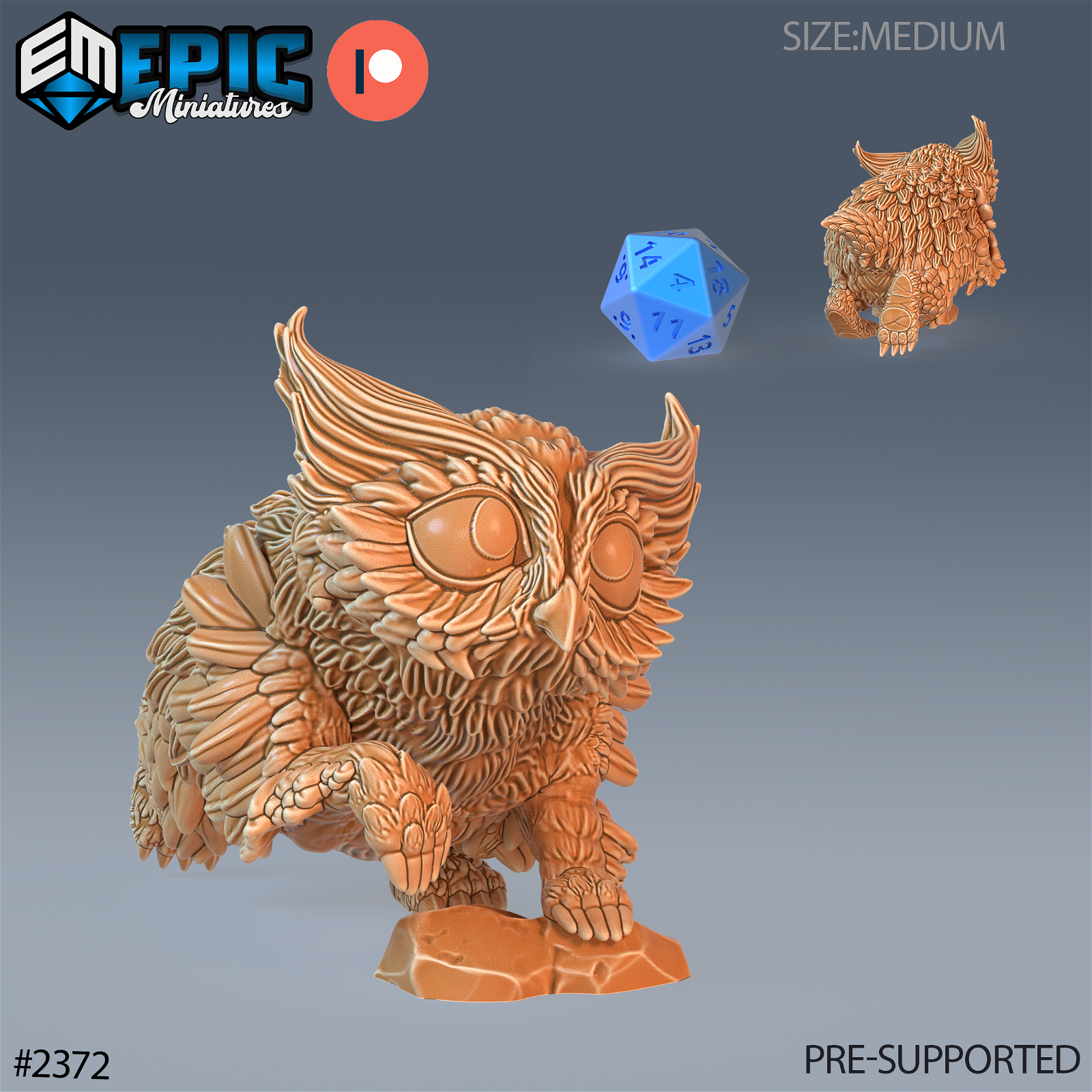 Owlbear Bady - The Printable Dragon