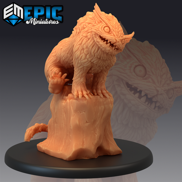 Owlcat 3D-printed model