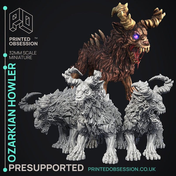 Ozakian Howler 3D-printed model