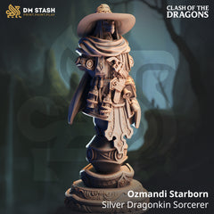 Ozmandi Starborn - Silver Dragonkin Sorcerer BUST