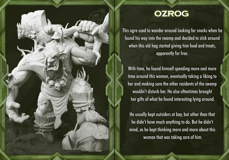 Ozrog The Swamp Troll 3D-printed model