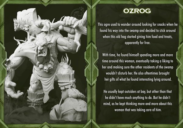 Ozrog The Swamp Troll 3D-printed model