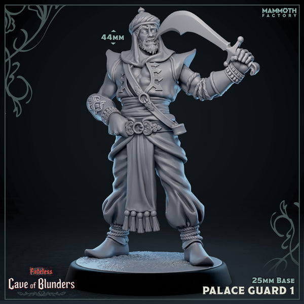 Palace Guards with Scimitar 3D-printed model