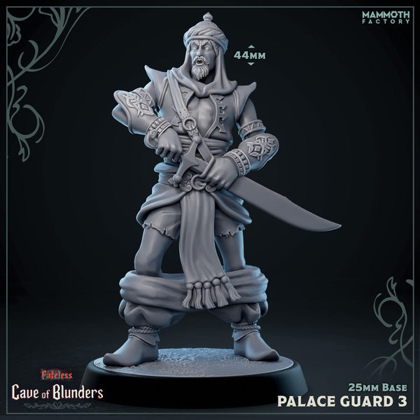 Palace Guards with Scimitar 3D-printed model