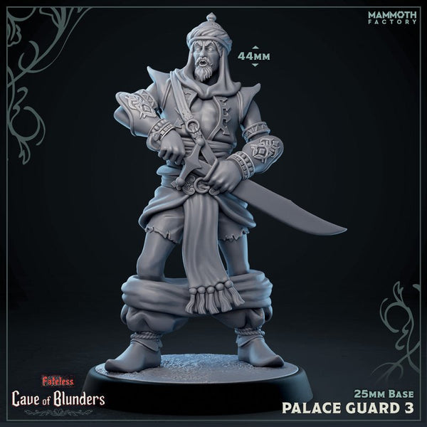 Palace Guards with Scimitar 3D-printed model