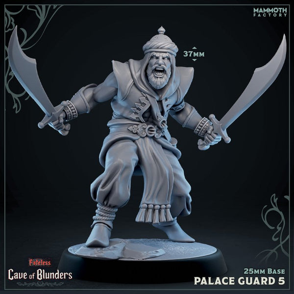 Palace Guards with Scimitar 3D-printed model