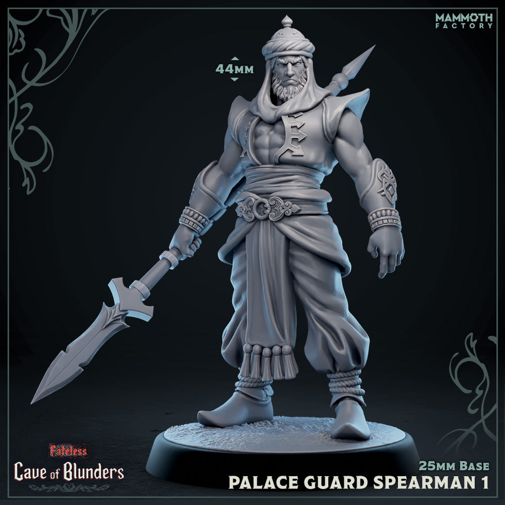 Palace Guards with Spear 3D-printed model