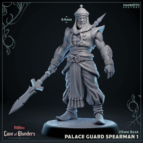 Palace Guards with Spear 3D-printed model