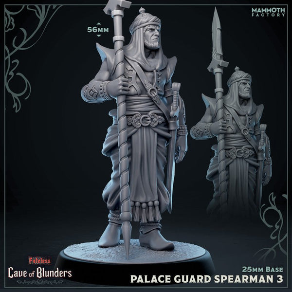 Palace Guards with Spear 3D-printed model