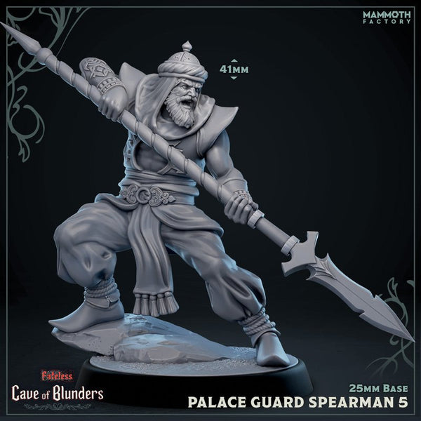 Palace Guards with Spear 3D-printed model