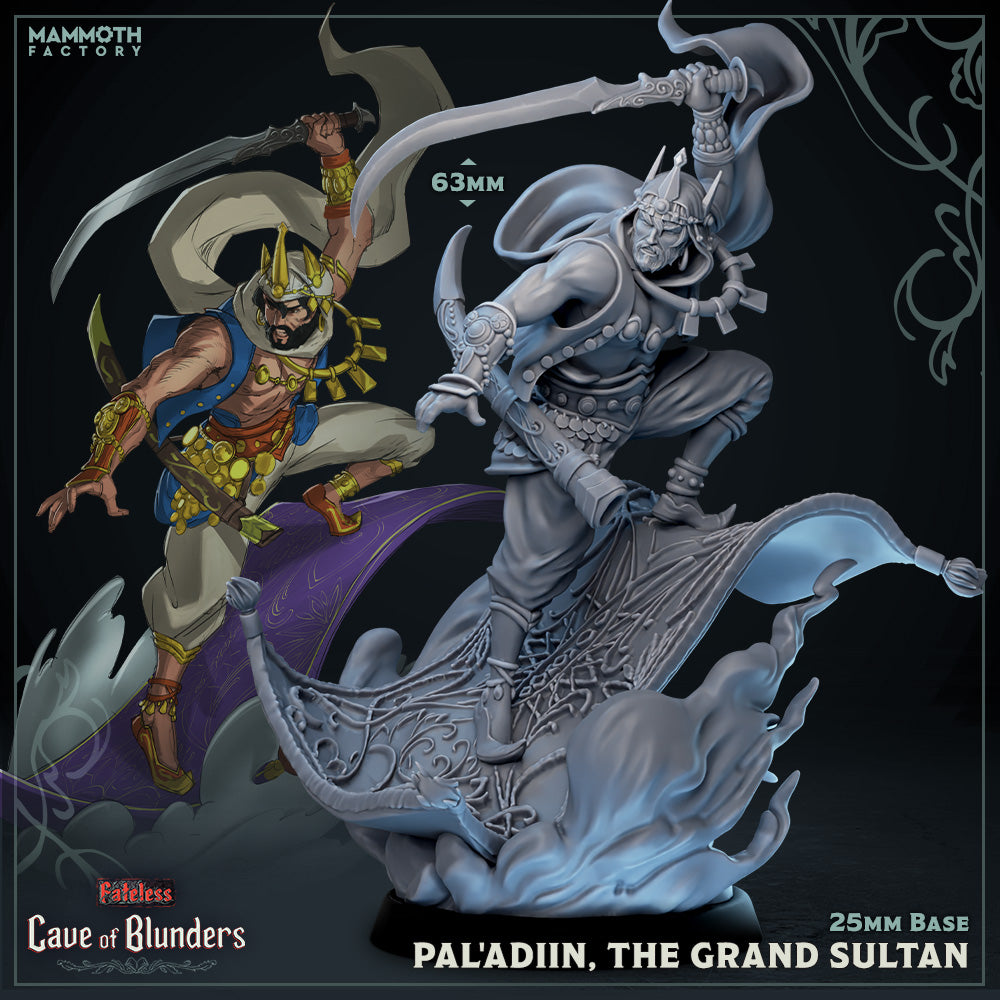 Pal-Adiin The Grand Sultan 3D-printed model