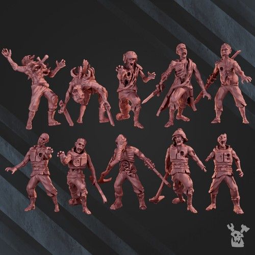 Pandemic Zombies Squad - The Printable Dragon