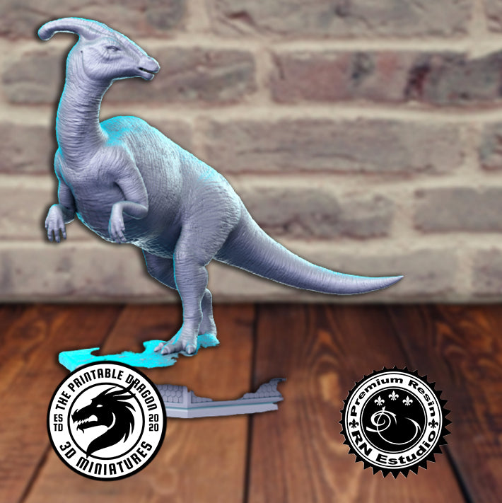 Parasaulophus 3D-printed model