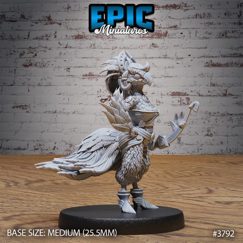 Parrot Bird Folk Female 3D-printed model