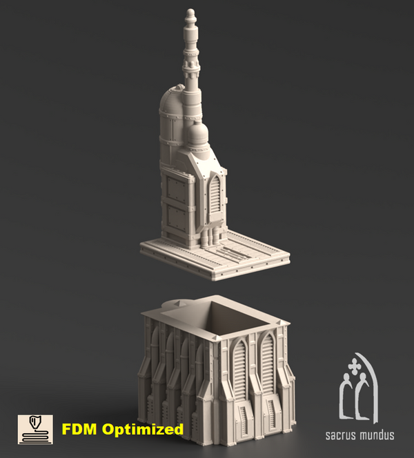 Vharaq Antenna A 3D-printed model