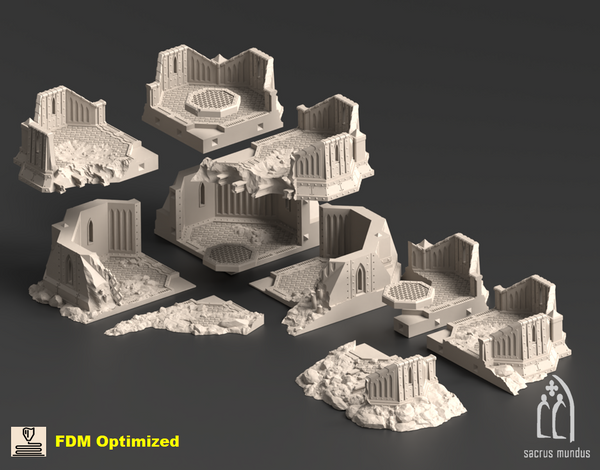 Verridan Bastion A 3D-printed model