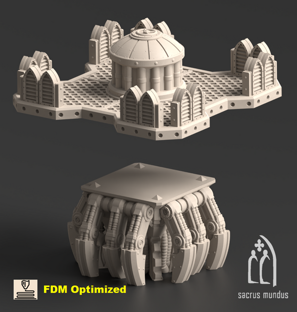 Hades Crawler 3D-printed model