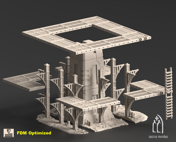 Vharaq Monolith 3D-printed model