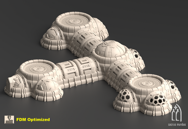 Vahngart Pressured Trenches Set 3D-printed model