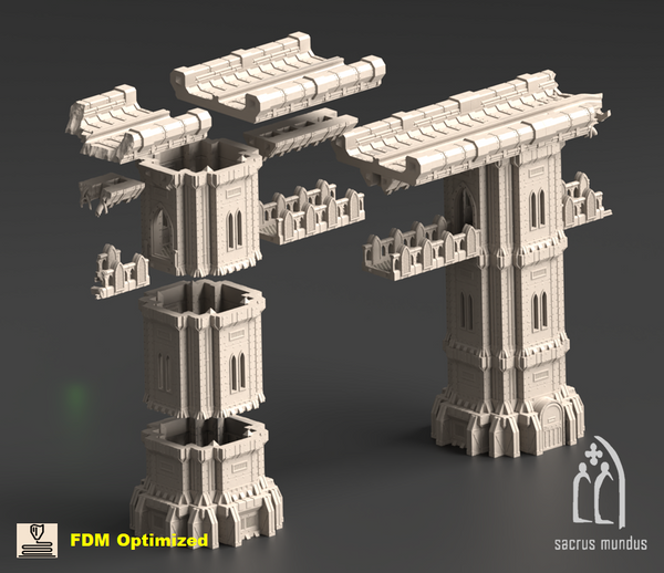 Kalthan Logistic Hub - Kalthan Railway 3D-printed model