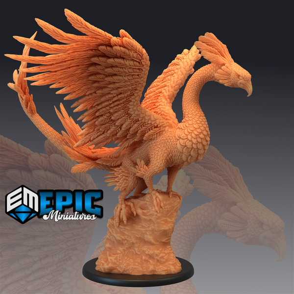 Peacock Griffin 3D-printed model