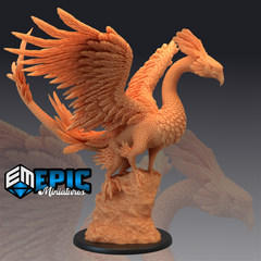 Peacock Griffin - The Printable Dragon