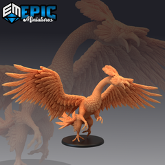 Peacock Griffin - The Printable Dragon