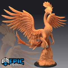 Peacock Griffin - The Printable Dragon