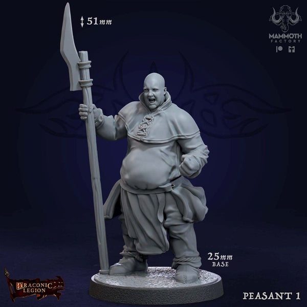 Peasants 3D-printed model