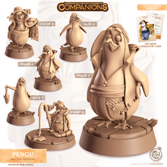 Pengu The Penguin - The Printable Dragon