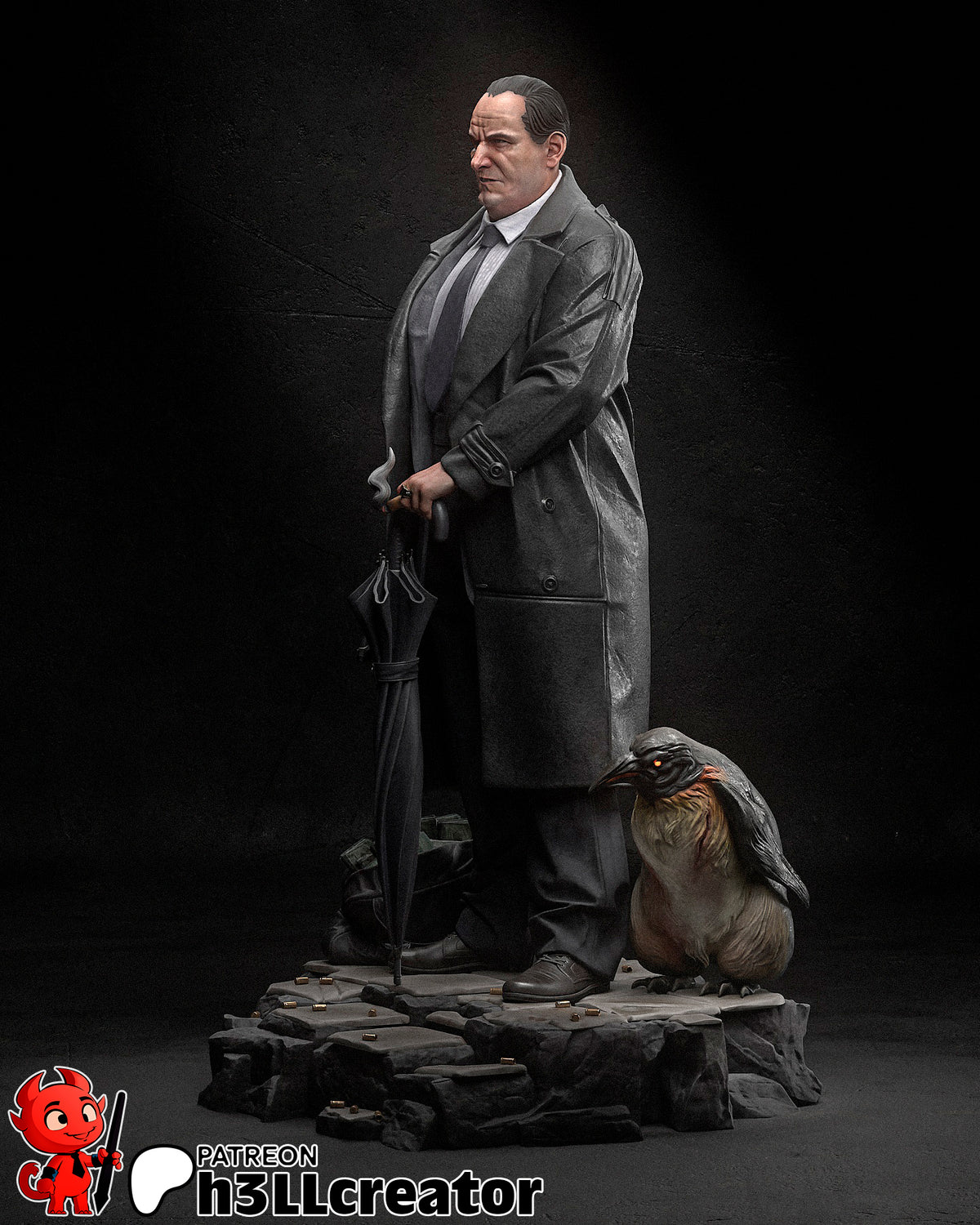 Penguin 3D-printed model