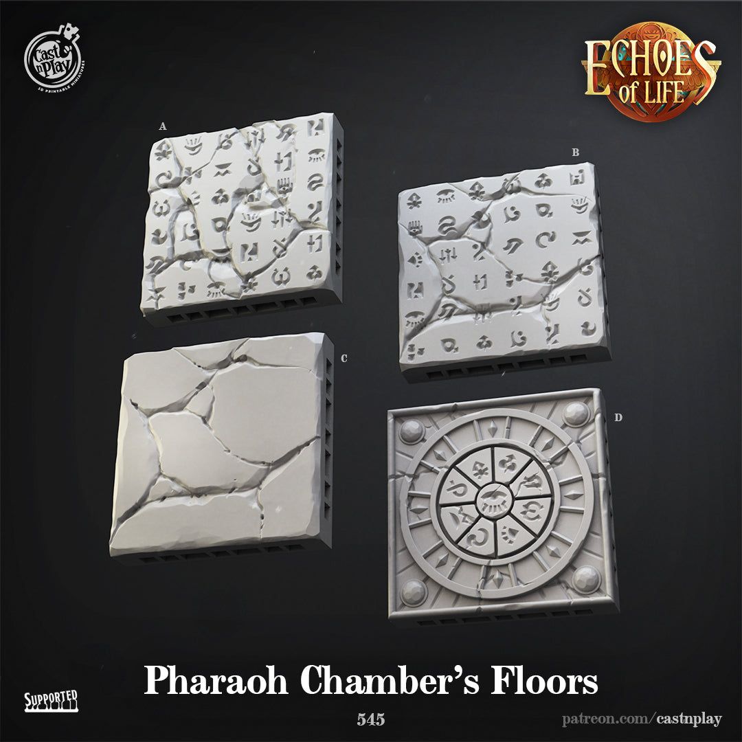 Pharaoh Chamber's Floor - The Printable Dragon