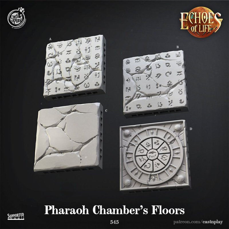Pharaoh Chamber's Floor 3D-printed model