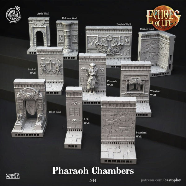 Pharaoh Chambers 3D-printed model