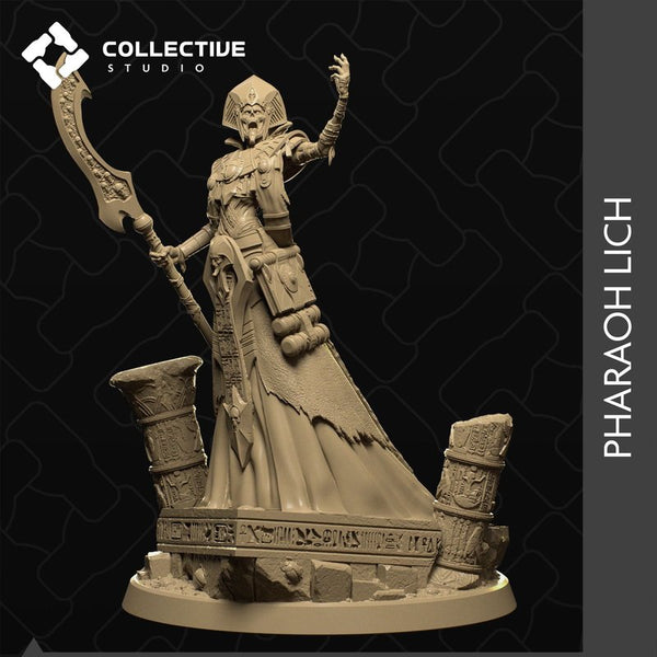 Pharaoh Lich 3D-printed model