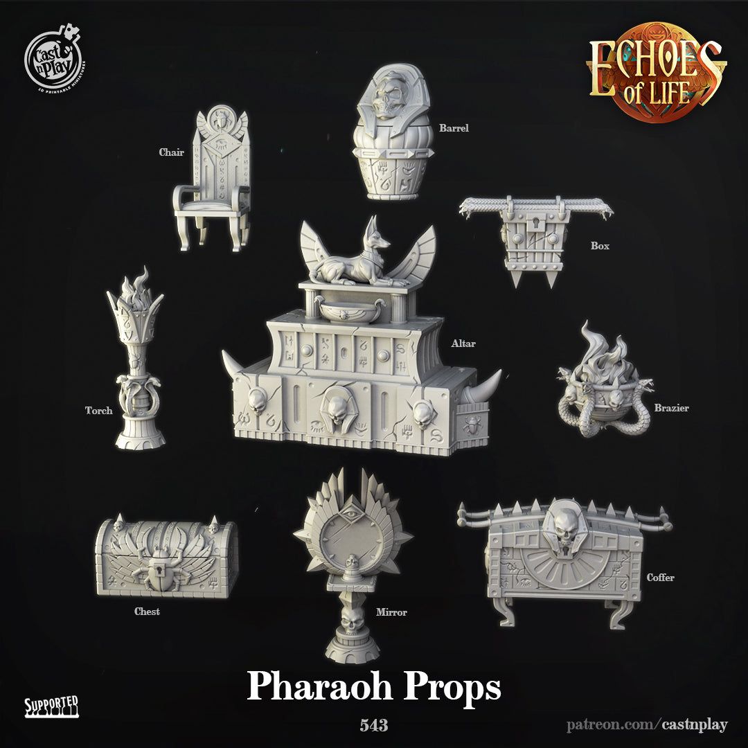 Pharaoh Props - The Printable Dragon