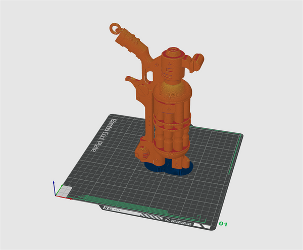 Phosphor Blast Pistol 3D-printed model