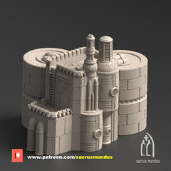 Phyrus II Forge Planet Refinery 3D-printed model