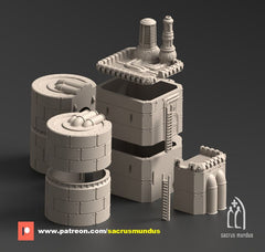 Phyrus II Forge Planet Refinery - The Printable Dragon