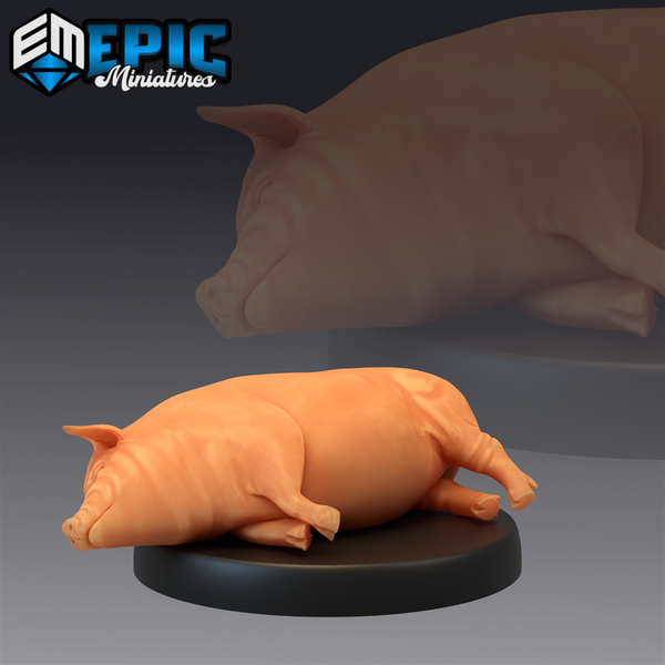 Pig 3D-printed model