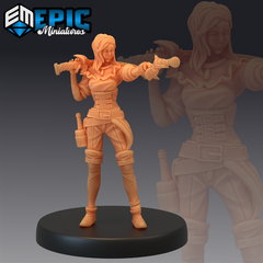 Pirate Female 3D-printed model