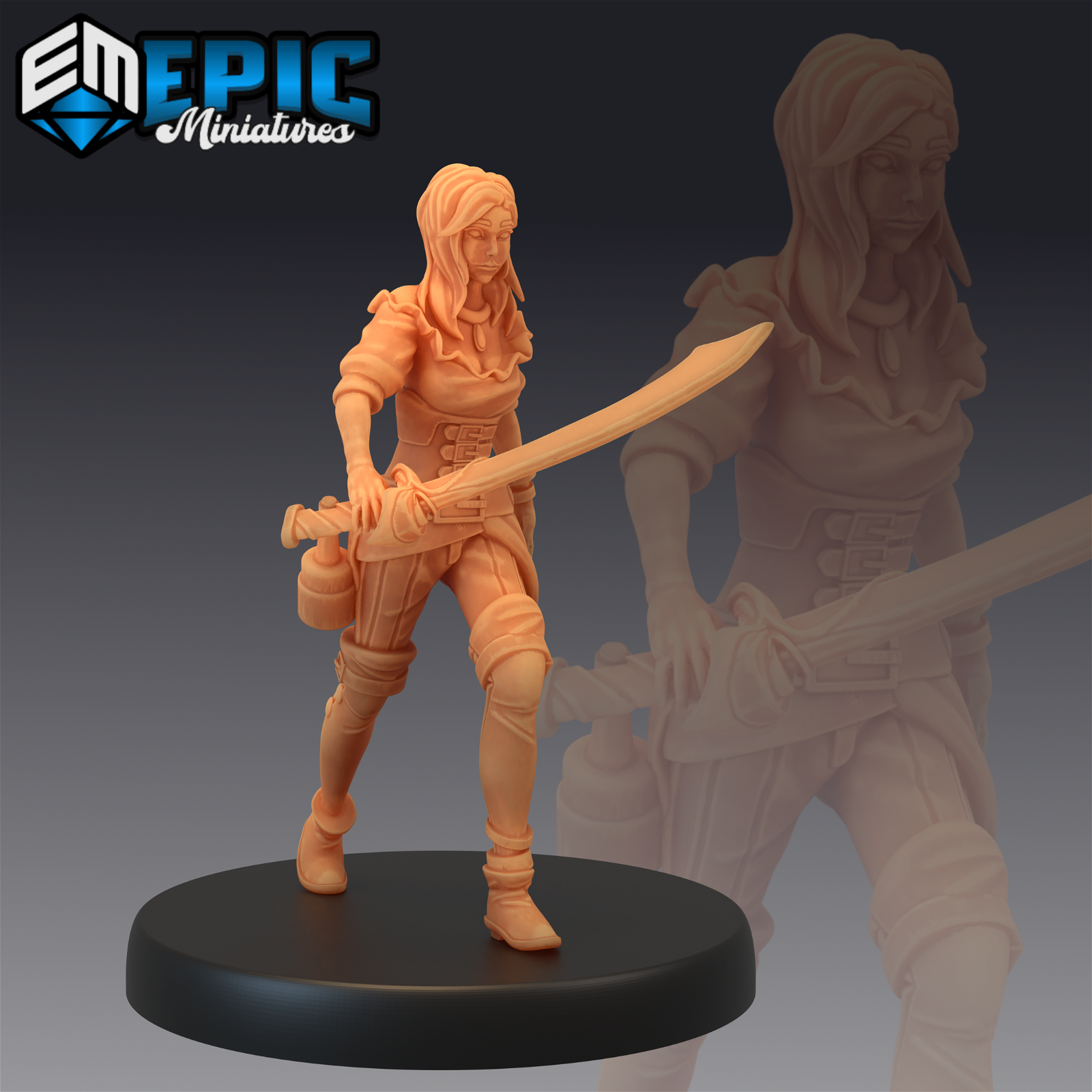 Pirate Female - The Printable Dragon