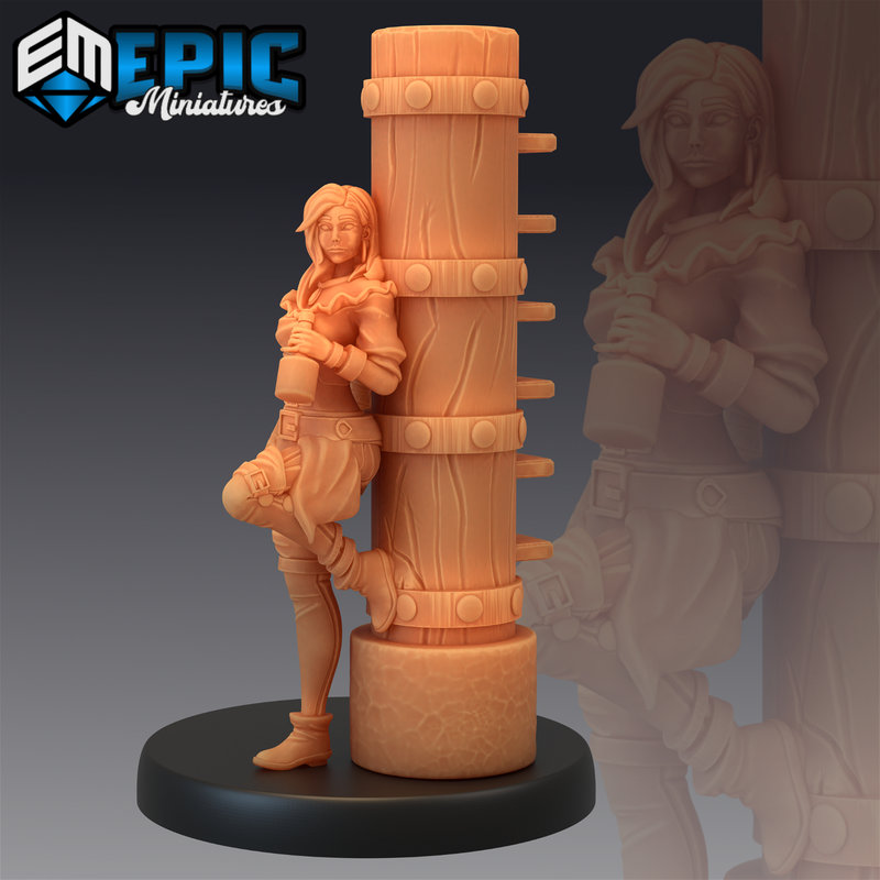 Pirate Female 3D-printed model