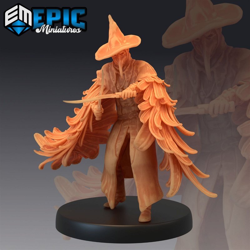 Plague Doctor 3D-printed model