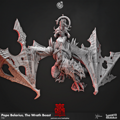 Pope Belarius, The Wrath Beast 3D-printed model
