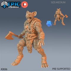 Prairie Gnoll 3D-printed model
