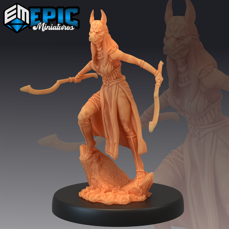 Priestess Of Anubis 3D-printed model