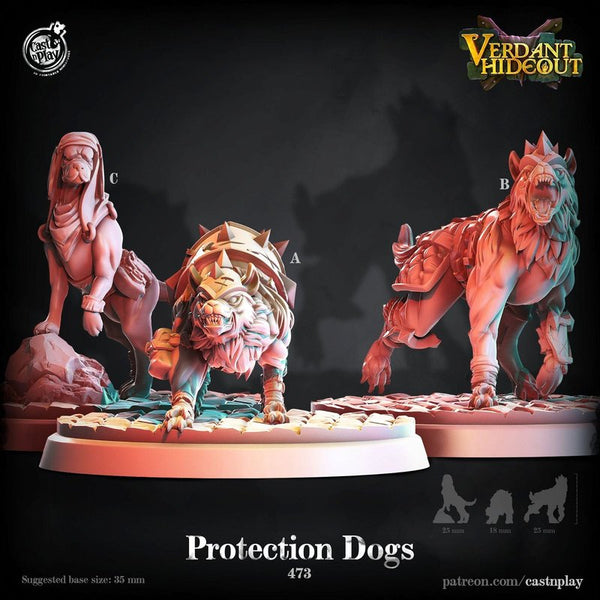 Protection Dogs 3D-printed model