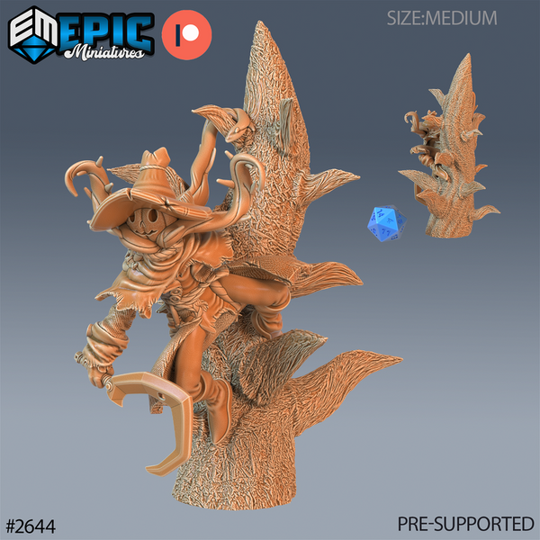 Pumpkin Scarecrow 3D-printed model