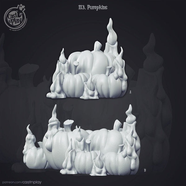 Pumpkins 3D-printed model